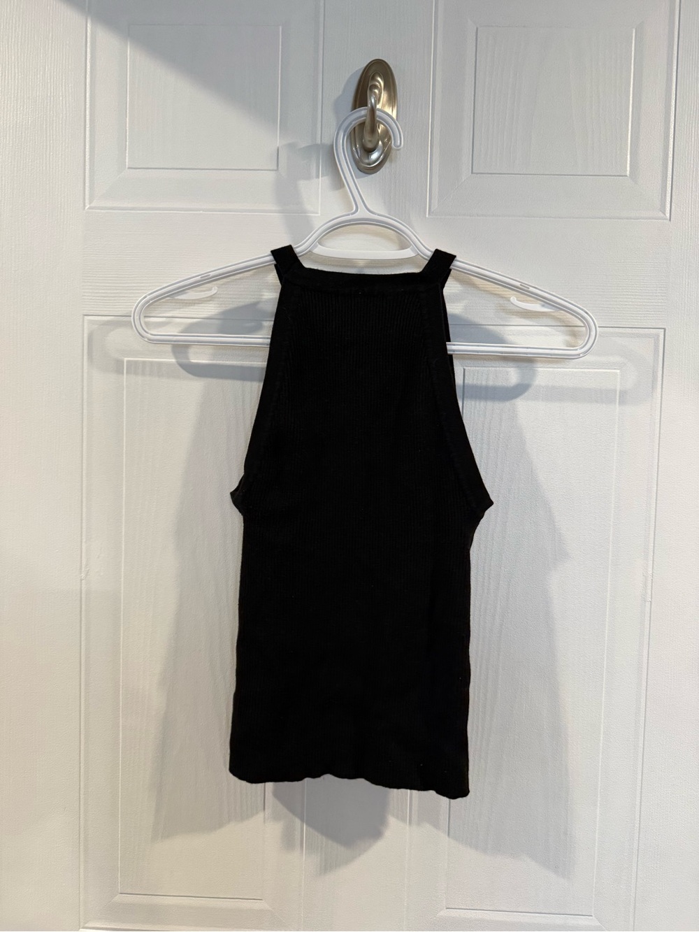 Dynamite Black Ribbed High-Neck Tank - Picture 3 of 3